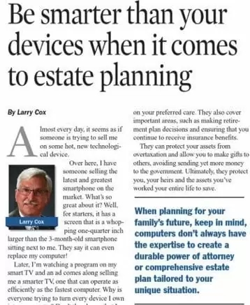 estate planning article