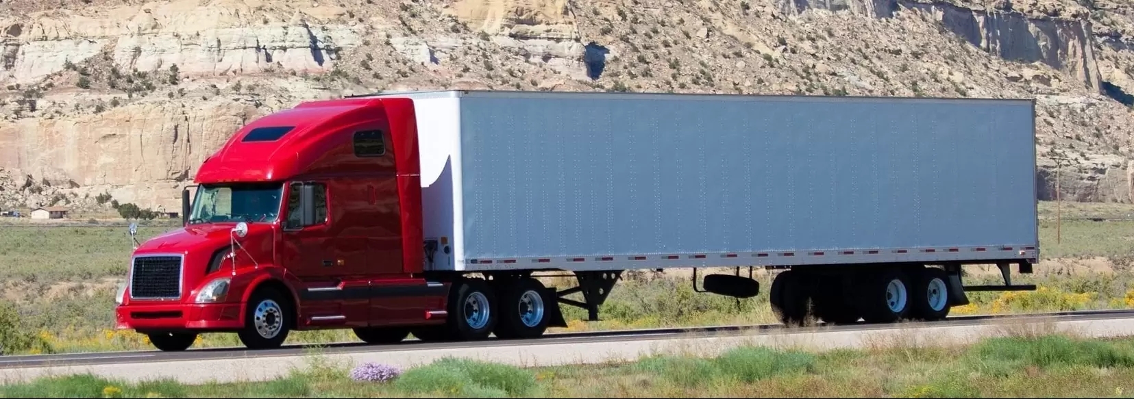 truck on highway