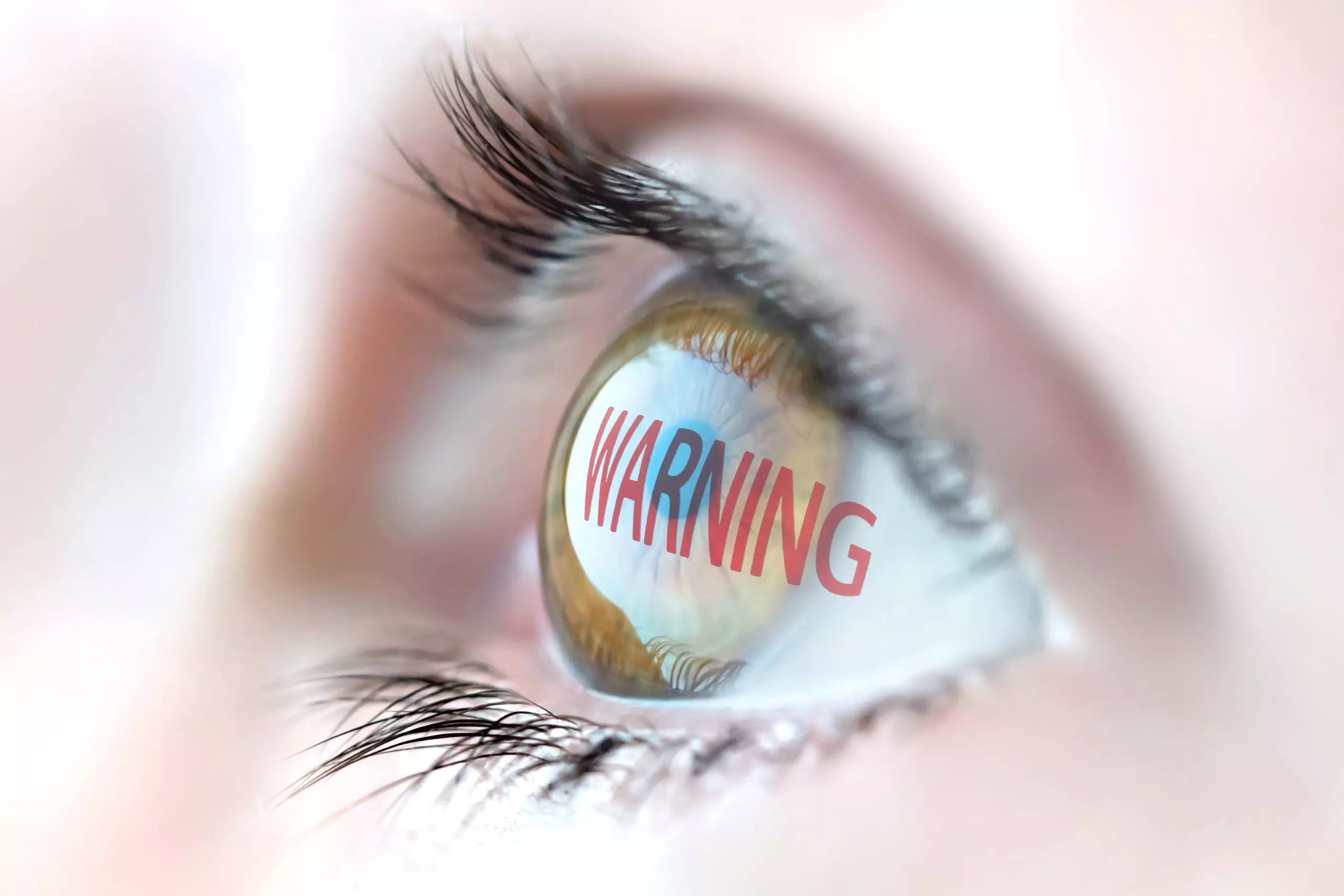 Eye warning