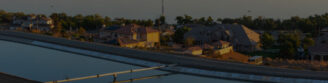 river in city